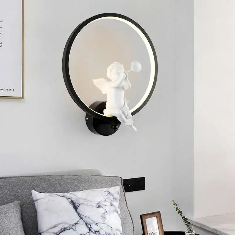 Nordic Warm Angel Wall Lamp Mo - огляд і ціна Baby Nursery Wall Lights