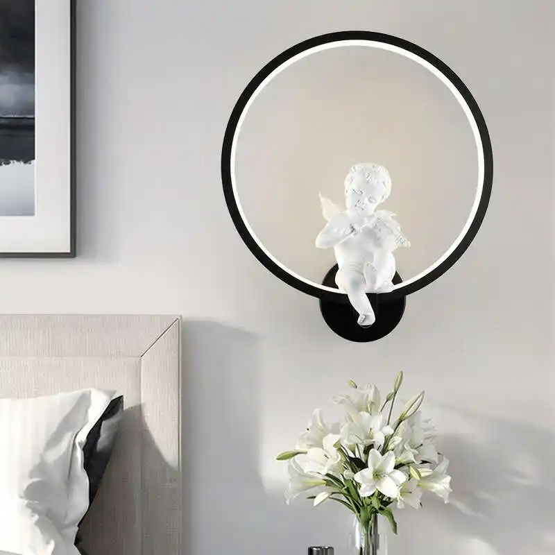 Nordic Warm Angel Wall Lamp Mo - огляд і ціна Baby Nursery Wall Lights