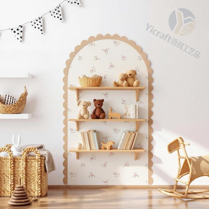 Wood Wall Arch Decor DIY Unfin - огляд і ціна Baby Nursery Frames